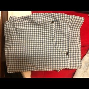 Hue Blue plaid Pants